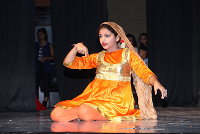 A young dancer performing during ‘Jammu Dance Icon’ Season 4 at Abhinav Theatre in Jammu. A young dancer performing during ‘Jammu Dance Icon’ Season 4 at Abhinav Theatre in Jammu.