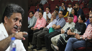 Chief Information Commissioner J&K Khurshid Ganai addressing a seminar at Jammu University on Wednesday. —Excelsior/Rakesh Chief Information Commissioner J&K Khurshid Ganai addressing a seminar at Jammu University on Wednesday. —Excelsior/Rakesh