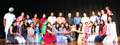 Winners of Display Your Talent posing for group photograph. Winners of Display Your Talent posing for group photograph.