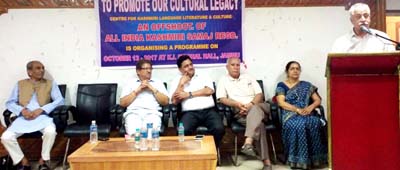 Representatives of AIKS at a function at Jammu on Friday. -Excelsior/Rakesh Representatives of AIKS at a function at Jammu on Friday. -Excelsior/Rakesh