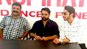 Bollywood choreographer, Prince Gupta and actor, Sanyam Pandoh, during a press conference at Jammu. Bollywood choreographer, Prince Gupta and actor, Sanyam Pandoh, during a press conference at Jammu.