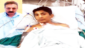 Child recovering after open heart surgery at SSH Jammu on Saturday (Inset) HoD CTVs Dr Noor Ali, who led the team in performing surgery. Child recovering after open heart surgery at SSH Jammu on Saturday (Inset) HoD CTVs Dr Noor Ali, who led the team in performing surgery.