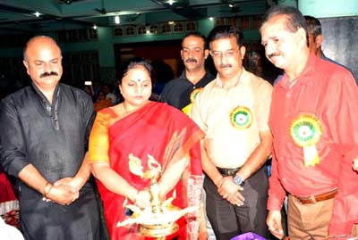 MoS Education, Priya Sethi and BJP vice president, Yudhvir Sethi during Diwali Milan at Jammu on Sunday. MoS Education, Priya Sethi and BJP vice president, Yudhvir Sethi during Diwali Milan at Jammu on Sunday.
