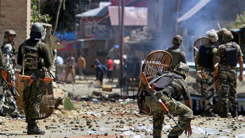plastic bullets in kashmir