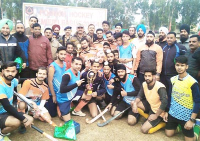 Winners posing along with chief guest and other dignitaries at Poonch on Friday. Winners posing along with chief guest and other dignitaries at Poonch on Friday.
