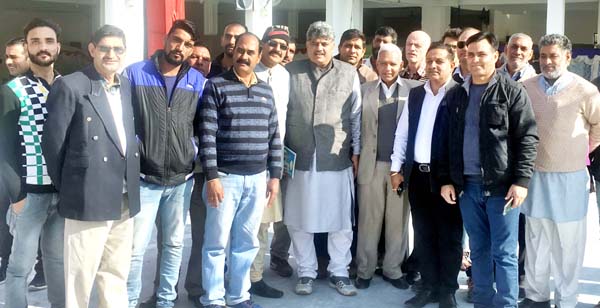 Rajput Sabha president with community members at Rajouri. Rajput Sabha president with community members at Rajouri.