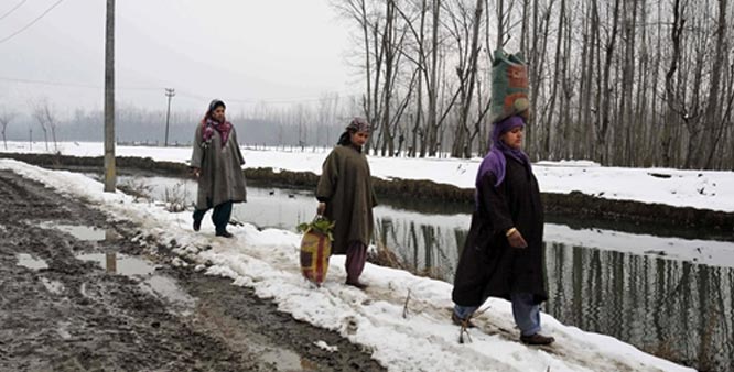Cold in Kashmir