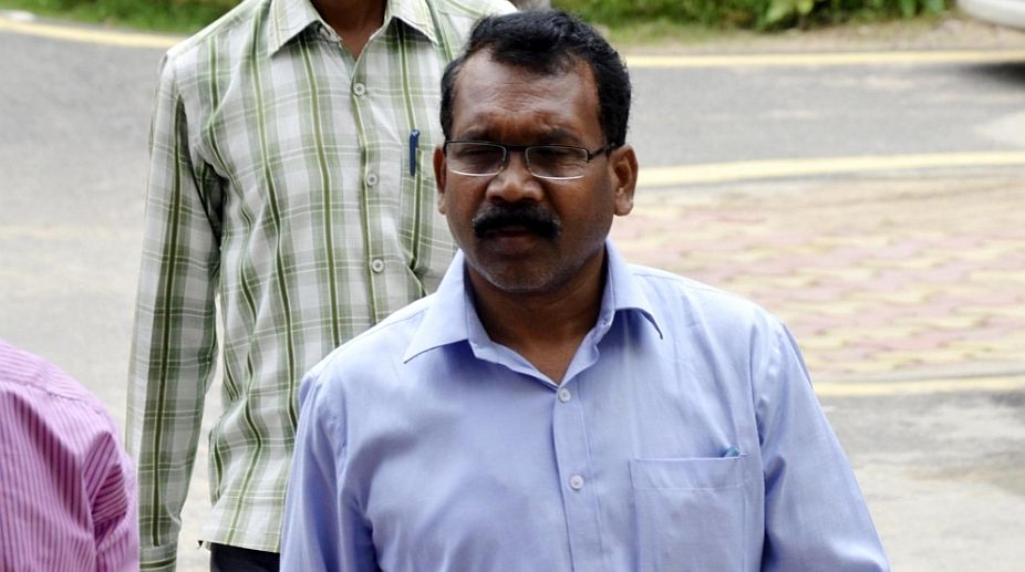 Ranchi: Former Jharkhand Chief Minister Madhu Koda arrives to appear before a special CBI court in Ranchi on Aug 17, 2017. (Photo: IANS)