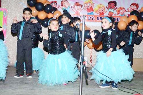 Children of Heliotrope Budding Stars School presenting cultural item while celebrating Annual Day. Children of Heliotrope Budding Stars School presenting cultural item while celebrating Annual Day.