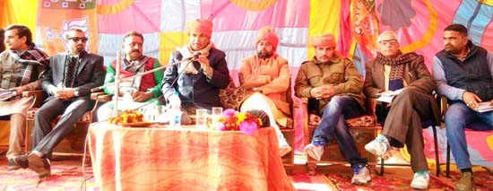 BJP leaders during “Booth Sammelan” at Kastigarh area of district Doda. BJP leaders during “Booth Sammelan” at Kastigarh area of district Doda.