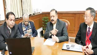 Union Minister Dr Jitendra Singh convening a high-level meeting of the Ministry of DoNER to discuss PM Narendra Modi's visit to Mizoram and Meghalaya, at New Delhi. Union Minister Dr Jitendra Singh convening a high-level meeting of the Ministry of DoNER to discuss PM Narendra Modi's visit to Mizoram and Meghalaya, at New Delhi.