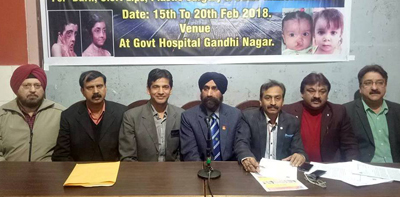 Members of Rotary Club of Jammu city interacting with media persons at Jammu on Wednesday. Members of Rotary Club of Jammu city interacting with media persons at Jammu on Wednesday.