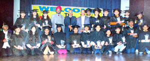 Winners of Career Abacus Championship posing for a group photograph during Prize Distribution Ceremony on Monday. Winners of Career Abacus Championship posing for a group photograph during Prize Distribution Ceremony on Monday.