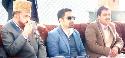Tourism Minister Tassaduq Mufti during his visit to Poonch on Saturday. Tourism Minister Tassaduq Mufti during his visit to Poonch on Saturday.