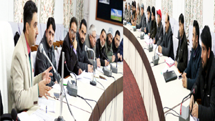 DDC Kupwara chairing a meeting of bankers and sponsoring agencies. DDC Kupwara chairing a meeting of bankers and sponsoring agencies.