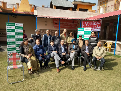 Doctors of Fortis Escort Hospitals Amritsar posing for a photograph during a health check up camp organised by Shri Alakh Sahiba Trust Talab Tillo, Jammu on Friday. Doctors of Fortis Escort Hospitals Amritsar posing for a photograph during a health check up camp organised by Shri Alakh Sahiba Trust Talab Tillo, Jammu on Friday.