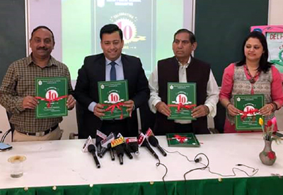 Management of DPS Udhampur releasing Newsletter while addressing media persons on Saturday. Management of DPS Udhampur releasing Newsletter while addressing media persons on Saturday.