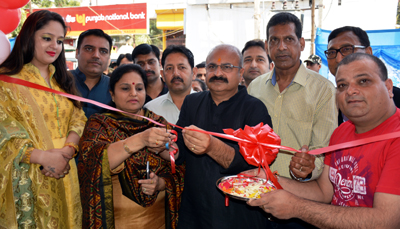 MoS Education, Priya Sethi and BJP State vice president, Yudhvir Sethi, inaugurating a jewellery store 'Nice Gems' at Auqaf Complex in Jammu. MoS Education, Priya Sethi and BJP State vice president, Yudhvir Sethi, inaugurating a jewellery store 'Nice Gems' at Auqaf Complex in Jammu.
