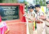 DGP Dilbag Singh inaugurating basketball court and amphi theatre at PTS Manigam.