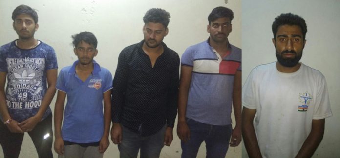 Five accused in police custody.