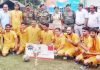 Players posing along with Army Officers at Reasi.