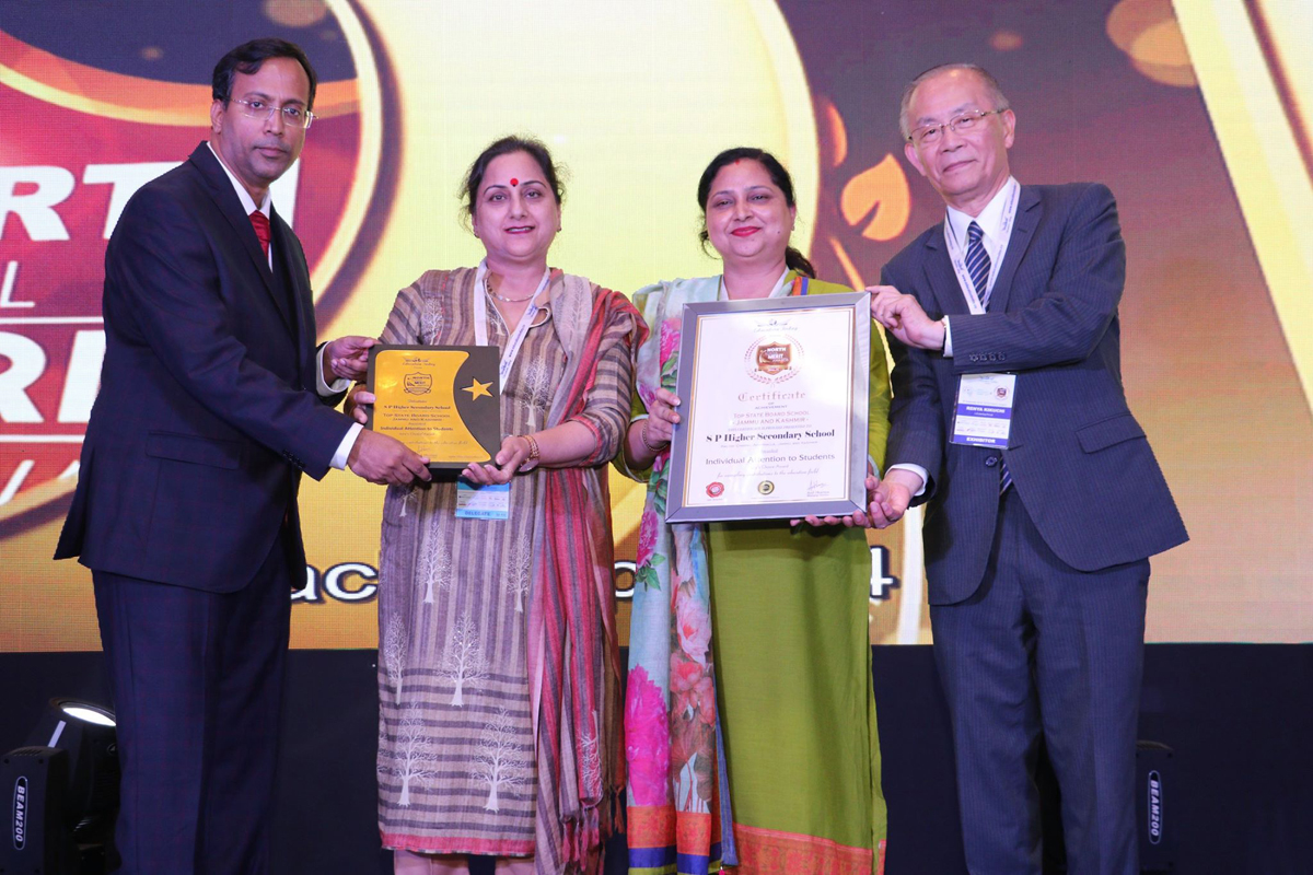 Harpreet Kour and Preetika Abrol of Carmel Convent receiving prestigious Award. Harpreet Kour and Preetika Abrol of Carmel Convent receiving prestigious Award.