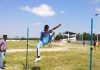 Athlete in action during High Jump at Samba.
