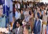 Chief Jistice Gita Mittal addressing a Legal Services-cum-Awareness Camp on Sunday.