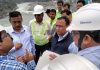 Joint Secretary MoRTH interacting with engineers during inspection of work on Udhampur-Banihal four laning project