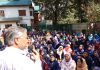 MLA Kulgam, Mohd Yousuf Tarigami, addressing a convention of ASHA workers at Srinagar.