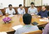 Union Minister Dr Jitendra Singh interacting with a delegation of Indian Information Service (IIS) Group 'A' Officers, at North Block, New Delhi on Monday.