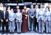 The officials of Fortofino posing for photograph during launching ceremony at Jammu on Sunday.
