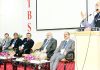 Chairman NAAC addressing a convention of Vice-Chancellors at JU on Wednesday.