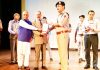 Director SKPA Suleman Salaria, IGP Jammu Zone Dr SD Singh and others launching SAHULAT Office App and ‘Ujadta Chaman’ movie.