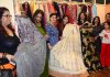Dignitaries during launch of designer festive collection exhibition at Cat's Fashion Studio in Channi.