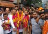 Newly elected State president PYC Uday Chib and others after announcement of results.
