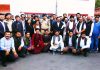 Newly elected Councilors of LAHDC Kargil and others at oath taking ceremony on Saturday.