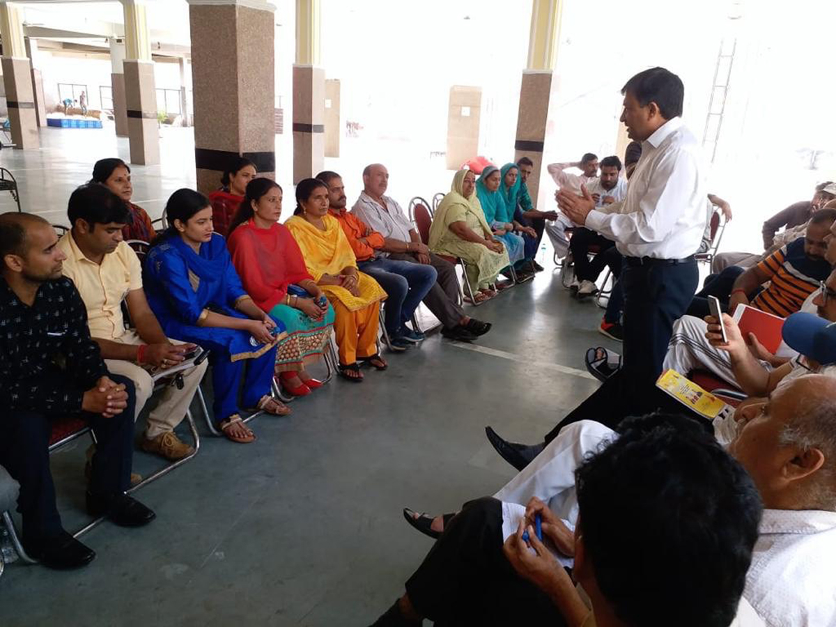 MLC Vibodh speaking at a meeting in Rajouri on Saturday. MLC Vibodh speaking at a meeting in Rajouri on Saturday.