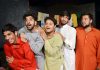 A scene from the play 'Bade Bhai Saheb' staged by Natrang at Jammu on Sunday.