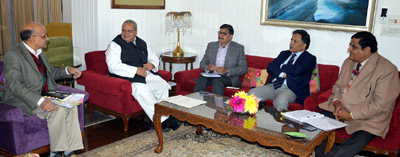 Governor Satya Pal Malik presiding over the SAC meeting in Srinagar on Wednesday. Governor Satya Pal Malik presiding over the SAC meeting in Srinagar on Wednesday.