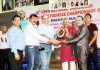 Memento presentation during inaugural function of 38th National Taekwondo Championship.
