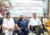 Dignitaries during seminar at Jammu University on Tuesday.