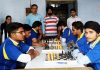 Players in action during a match in Chess Tournament.