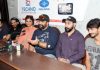 Organisers of ‘Raid The Himalaya’ Rally addressing media persons in Jammu on Friday. —Excelsior/Rakesh