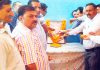 BSP leaders and workers paying tributes to founder Kanshi Ram at party office in Jammu on Tuesday.