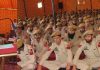 ADGP Armed AK Choudhary addressing police personnel at PCR Srinagar.