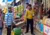 Shopian Municipal Committee team removing encroachments.