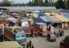 Apple laden trucks stranded at Qazizund.