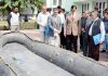 Advisor K Vijay Kumar inspecting a boat during workshop on disaster management.