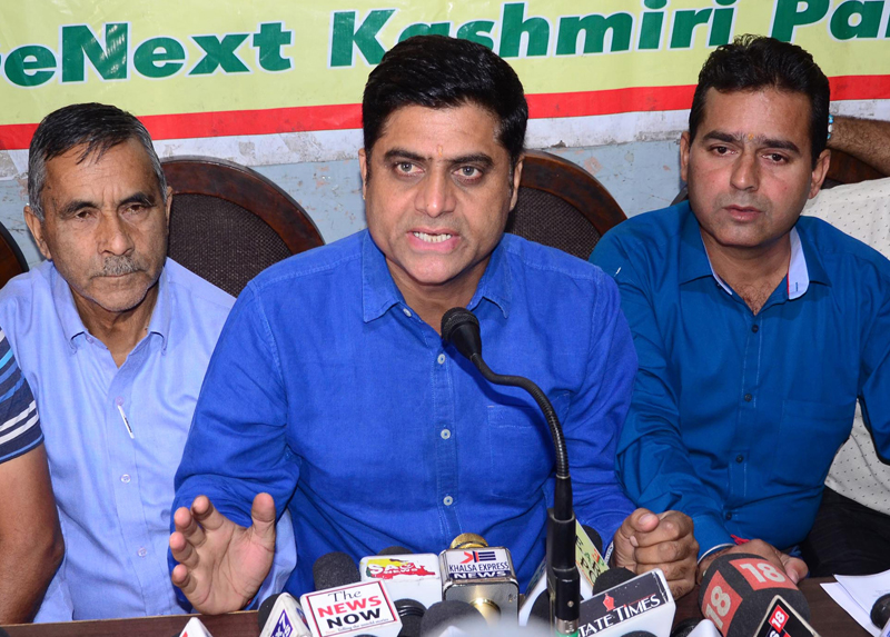 YAIKS representatives at a press conference at Jammu on Saturday. -Excelsior/Rakesh YAIKS representatives at a press conference at Jammu on Saturday. -Excelsior/Rakesh